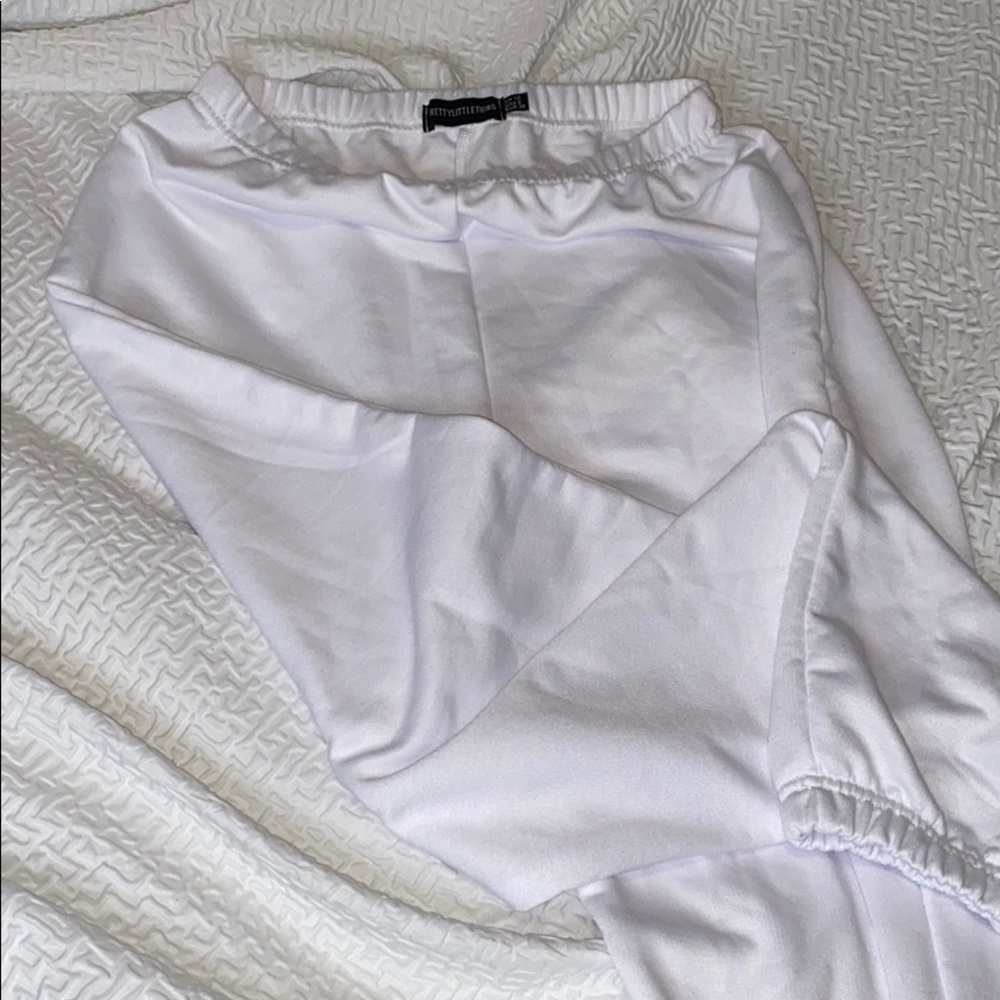 White Jogger Sweatpants